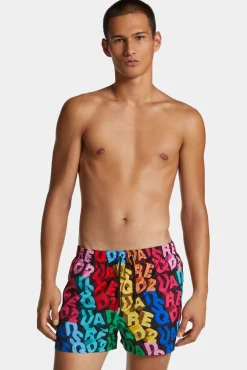 Allover Logo Midi Swim Boxer