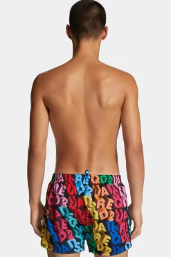 Allover Logo Midi Swim Boxer