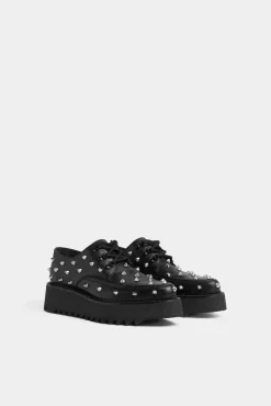 Allover Studs Derby Shoes
