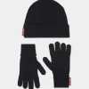 Beanie & Gloves Warmy Knit Set