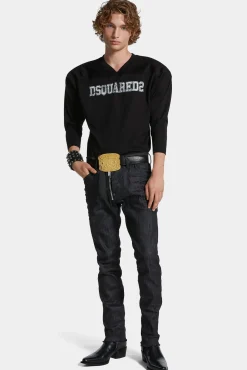 Black Rinse Wash Cool Guy Jeans