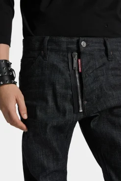 Black Rinse Wash Cool Guy Jeans