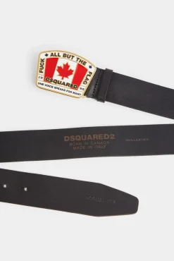 Canadian Flag Plaque Belt