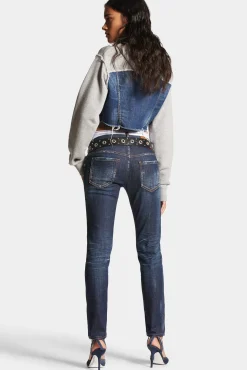 Dark Clean Wash Jennifer Jeans
