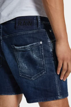 Dark Milky Way Wash Bro Jean Shorts