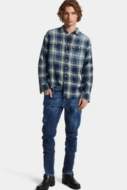 Dark Perfect Clean Wash Tidy Biker Jeans