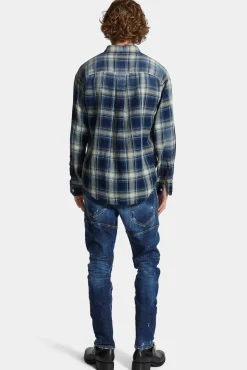 Dark Perfect Clean Wash Tidy Biker Jeans