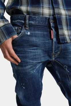 Dark Perfect Clean Wash Tidy Biker Jeans