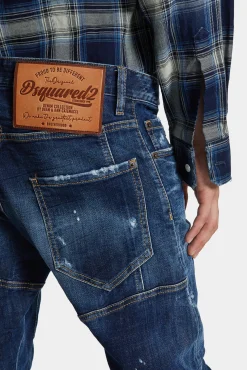 Dark Perfect Clean Wash Tidy Biker Jeans