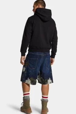 Dark Urban Camo Wash Surfer Shorts