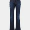 Dark Urban Wash Medium Waist Flare Jeans