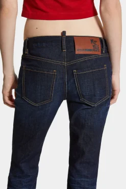 Dark Urban Wash Medium Waist Flare Jeans