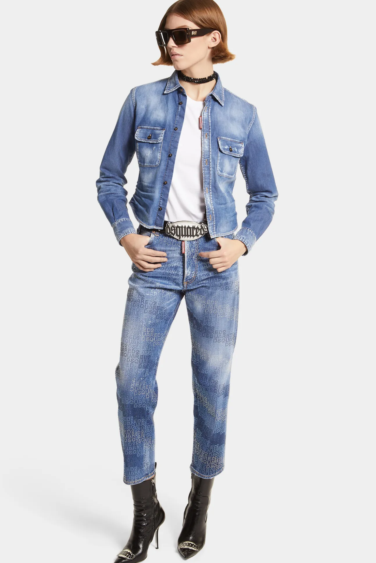 Dean Denim Mini Shirt