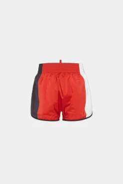 Dsquared2 Logo Colour-Block Midi Swim Boxer