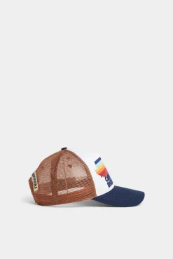 Dsquared2 Logo Embroidered Trucker Baseball Cap