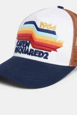 Dsquared2 Logo Embroidered Trucker Baseball Cap