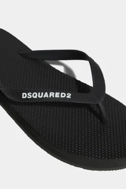 Dsquared2 Logo Flip Flops