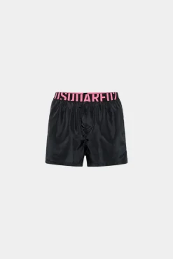 Dsquared2 Logo Waist Midi Swim Boxer