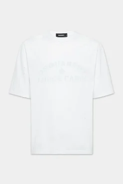 Dyed And Destroyed Loose Fit Lodge Cabin T-Shirt