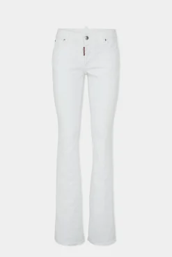 Dyed Medium Waist Flare Jeans