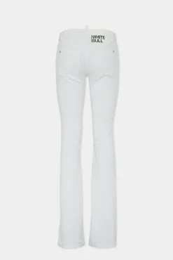 Dyed Medium Waist Flare Jeans