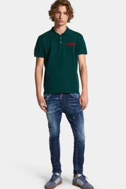 Dyed Tennis Fit Dsquared2 Milano Polo