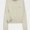 Fade Dyed Onion Cropped Sweatshirt