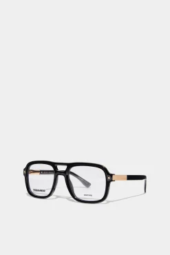 Hype Black Gold Optical Glasses
