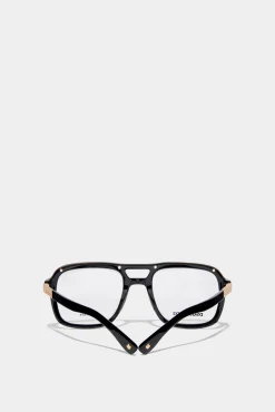 Hype Black Gold Optical Glasses
