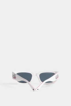 Icon White Fuchsia Sunglasses