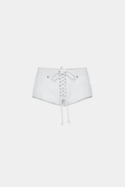 Leather Brief Shorts