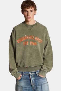 Marble Dyed With Vanish Spot Cypro Fit Sweatshirt