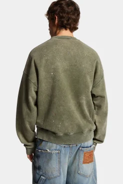 Marble Dyed With Vanish Spot Cypro Fit Sweatshirt