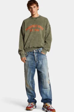 Marble Dyed With Vanish Spot Cypro Fit Sweatshirt
