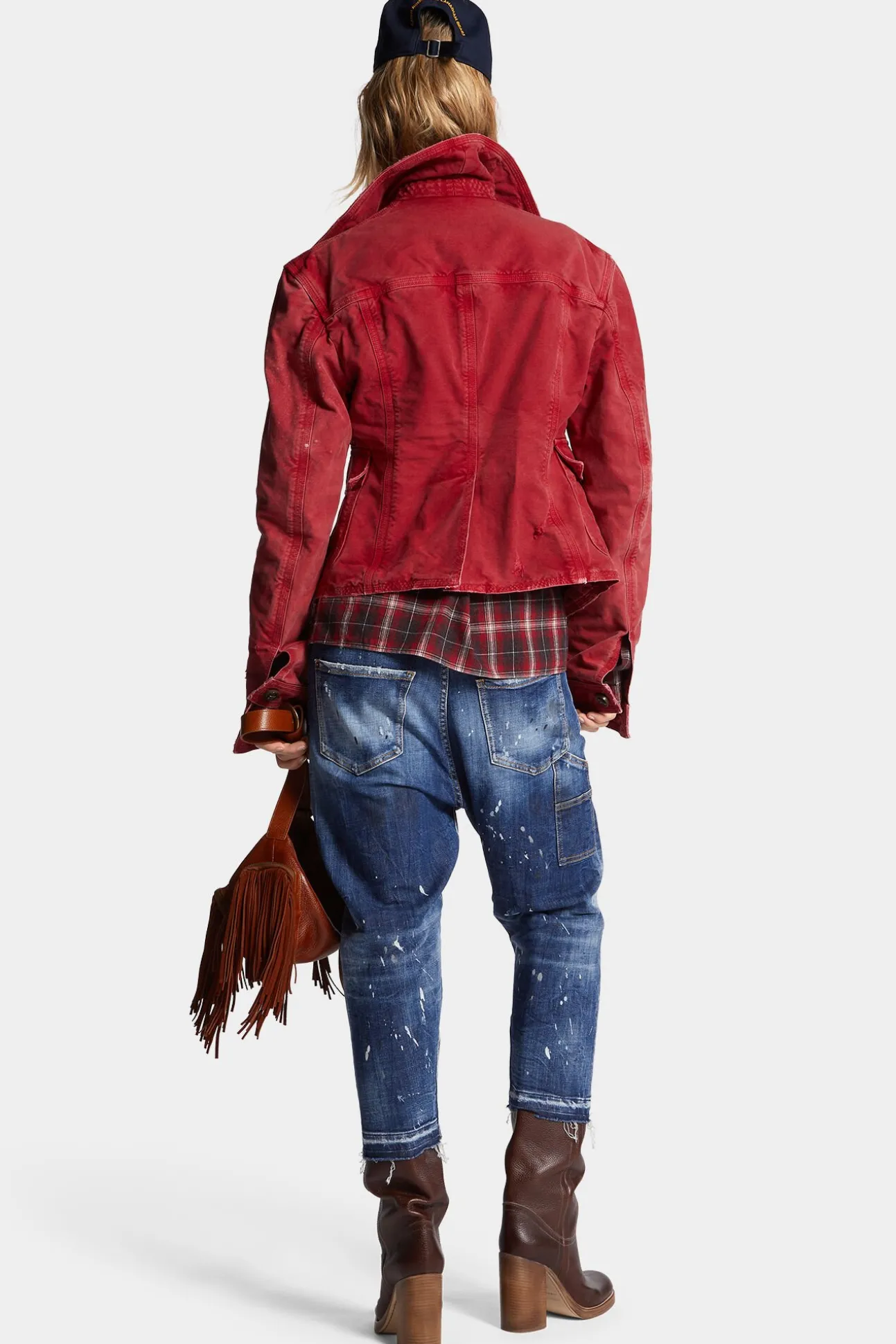 Medium Ripped Wash Baby Carpenter Jeans