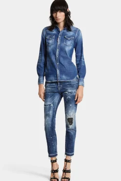 Medium Ripped Wash Cool Girl Jeans