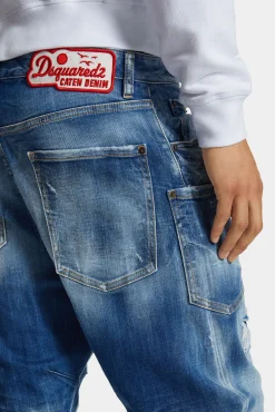 Medium Small Hole Wash Kawaii Jeans