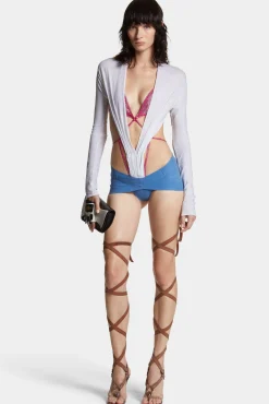 5-Pocket Latex Hot Pants