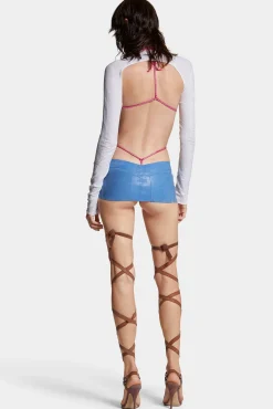 5-Pocket Latex Hot Pants