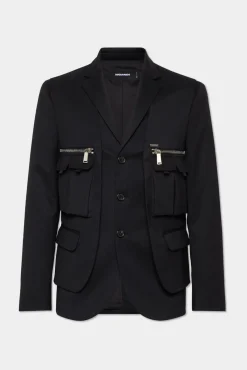 Relax Shoulder D2 Layered Multipocket Jacket