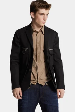 Relax Shoulder D2 Layered Multipocket Jacket
