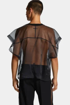 Sheer Embroidered Shirt