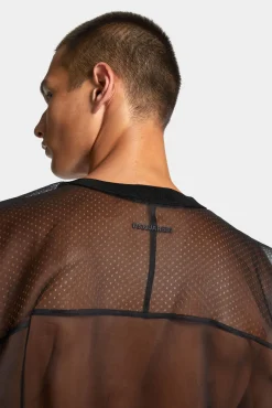 Sheer Embroidered Shirt