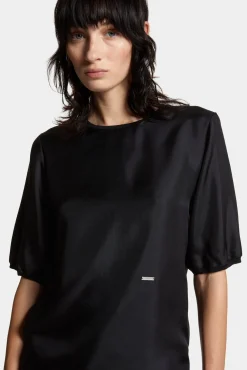 Short Sleeve Silk T-Shirt
