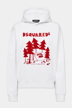 Washed And Destroyed Just Right Fit Hoodie