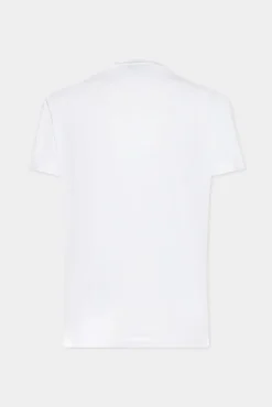 White Fade Just Right Fit Handwritten Logo T-Shirt