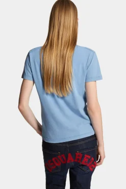 White Fade Just Right Fit Handwritten Logo T-Shirt